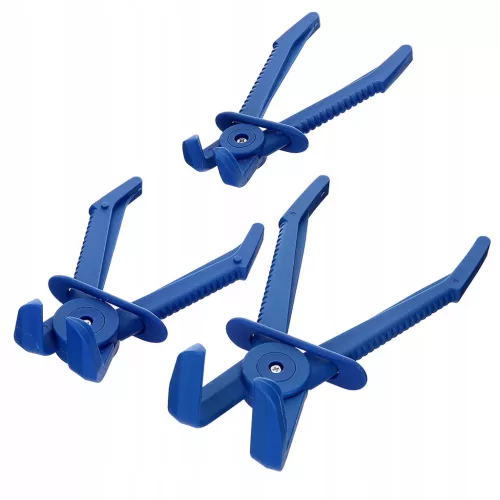 Set profesional clești fixare furtunuri, 3 buc, plastic durabil