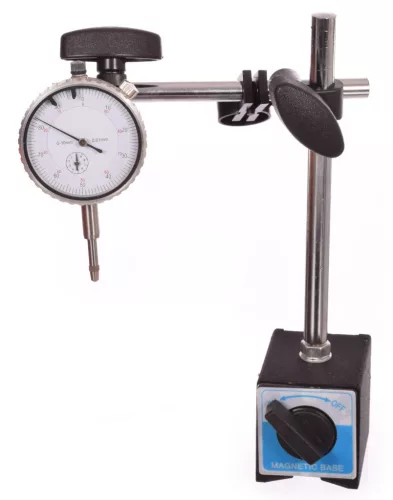 Suport Magnetic pentru Comparator cu Ceas TC Technic SK1938S, 0-10 mm, 0,01 mm, cu Valiză