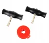 Set Tăietor Parbrize Auto cu Sfoară din Oțel și 2 Mânere Metalice