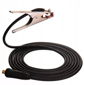   Cablu de Sudură Profesional 200A, 5m, Conector 10-25, 25mm²