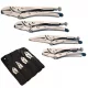 Set Clești de Prindere Automată Profesional, 4 Bucăți, 125-250mm