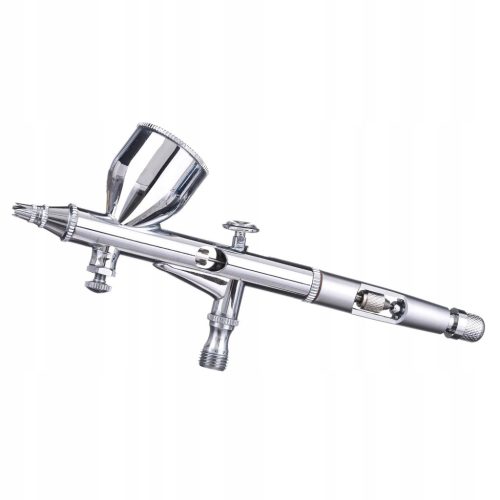 Set Airbrush Profesional cu Duze 0.2, 0.3, 0.5 mm și Control Dual