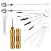 Set Airbrush Profesional cu Duze 0.2, 0.3, 0.5 mm și Control Dual
