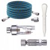 Set Airbrush Profesional cu Duze 0.2, 0.3, 0.5 mm și Control Dual