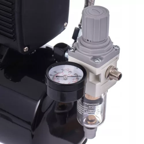 Compresor Aerograf FENGDA AG-426 cu rezervor 3L și 2 ventilatoare