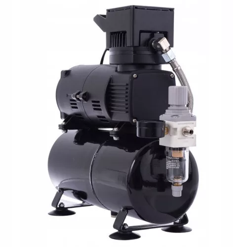 Compresor Aerograf FENGDA AG-426 cu rezervor 3L și 2 ventilatoare