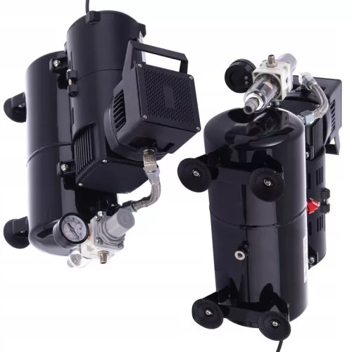 Compresor Aerograf FENGDA AG-426 cu rezervor 3L și 2 ventilatoare