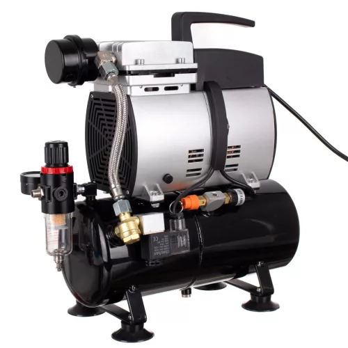 Compresor Aerograf Profesional AS-600, 350W, 4L, 4 BAR
