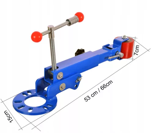Instrument de Reparare Aripi Auto TC Technic JC8901, Braț 53-66 cm, Roată Universală