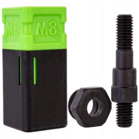   Ax Filetat M8 din Oțel, cu Piuliță și Cutie de Depozitare