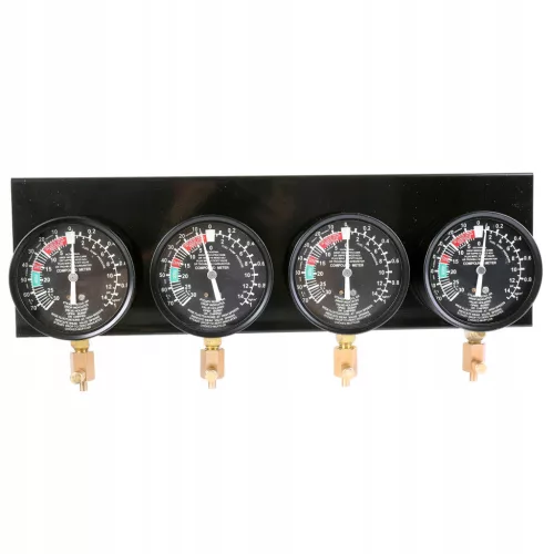 Set de Măsurare Vid TC Technic LT-A1770 pentru Sincronizare Carburatoare, 4 Ceasuri și Adaptoare