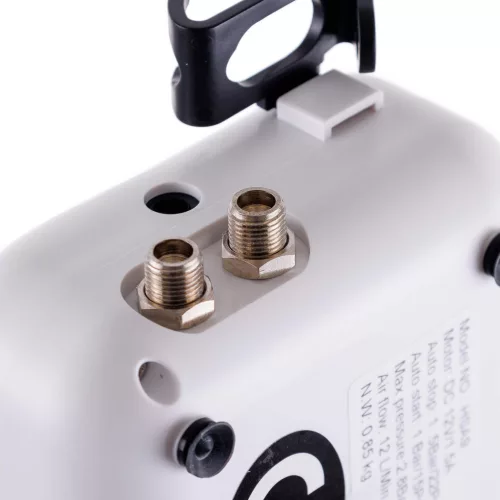 Compresor aerograf HS-A9K dublu piston cu 2 pistoale și reglaj presiune