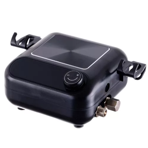 Set Compresor Airbrush cu Două Aerografe și Funcție Auto Start-Stop