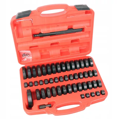 Kit Adaptor Presă Sertizare/Desertizare Bucșe 18-74 mm, 49 piese