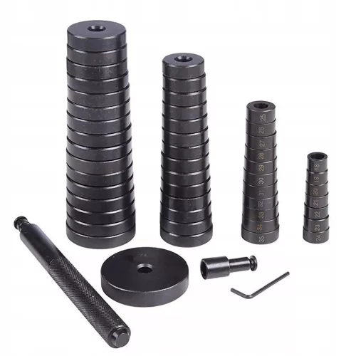 Kit Adaptor Presă Sertizare/Desertizare Bucșe 18-74 mm, 49 piese