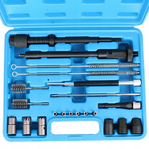 Set Profesional Curățare și Frezare Scaune Injectoare 22 Piese TC Technic