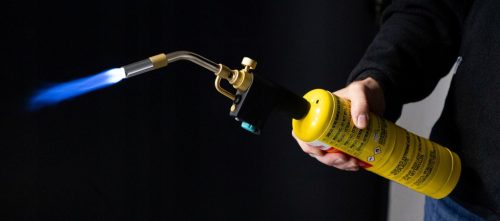 Arzător Profesional MAPP/Propan 2800°C, Aprindere Piezo, 3 Duze