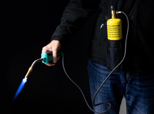 Arzător gaz cu furtun extensibil, aprindere piezo, 1900°C