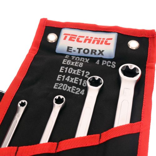 Set chei inelare Torx TC Technic 4 piese E6-E24