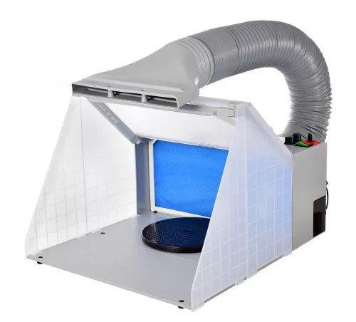 Cabină Vopsit Aerograf Portabilă LED HS-E420DCLBK