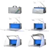 Cabină Vopsit Aerograf Portabilă LED HS-E420DCLBK