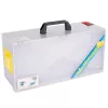 Kabină de Vopsire Pliabilă cu LED și 4 Suporturi Aerograf HS-E426DCLK