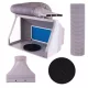 Cabină de Pictură Portabilă HS-E550LK cu LED și Ventilator Dublu