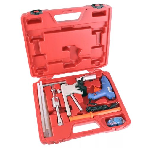 Set Reparare Caroserie Auto PDR, Pistol de Lipit 60W, Ciocan Inerție