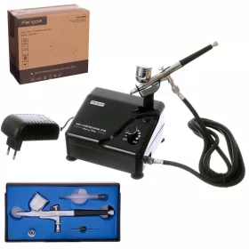 Compresor Mini Fengda AS-207K cu Aerograf BD-130, 18 l/min