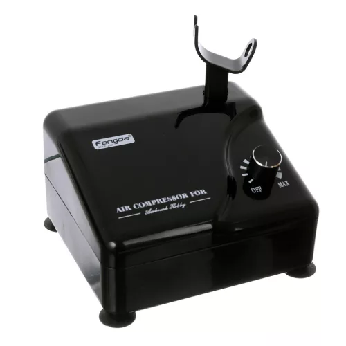Compresor Mini Fengda AS-207K cu Aerograf BD-130, 18 l/min