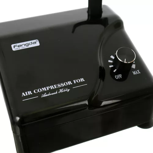 Compresor Mini Fengda AS-207K cu Aerograf BD-130, 18 l/min