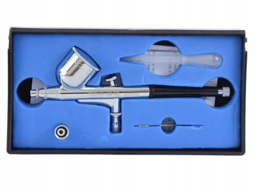 Compresor Mini Fengda AS-207K cu Aerograf BD-130, 18 l/min