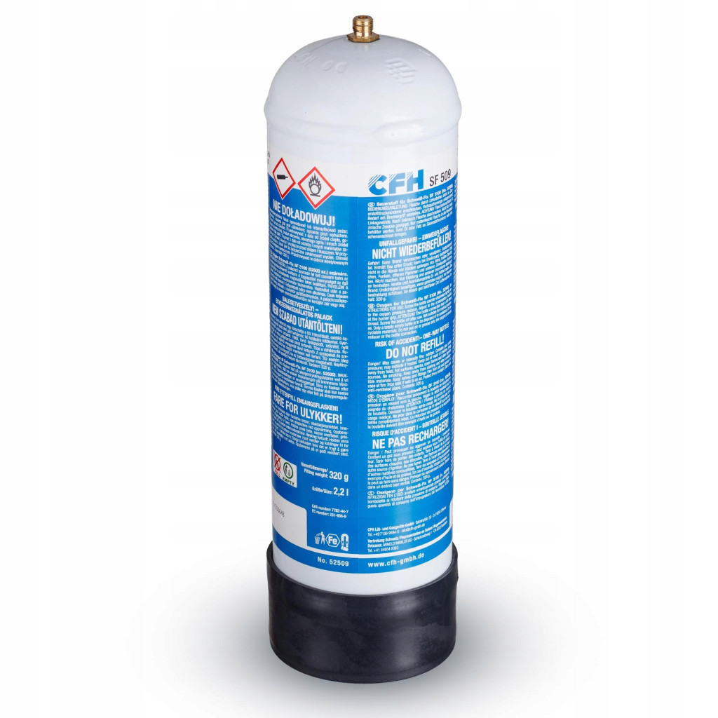 Butelie oxigen CFH 52509, 2200 ml