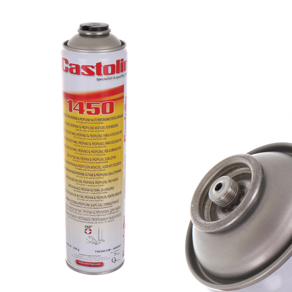 Cartuș de gaz Castolin 1450 propan-butan, 320 ml